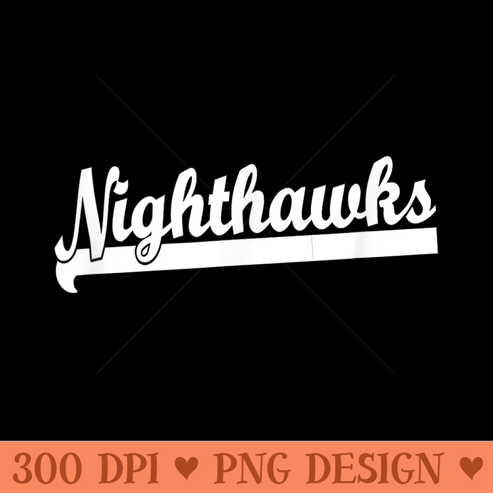 NIGHTHAWKS Team Fan - Vector PNG Clipart - Eco Friendly And Sustainable