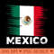 Mexico Mexican Flag Sports Soccer Football - Digital PNG Artwork - Versatile And Customizable Designs