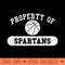 Property of Spartans Basketball - Beautiful PNG download - Limited Edition And Exclusive Designs