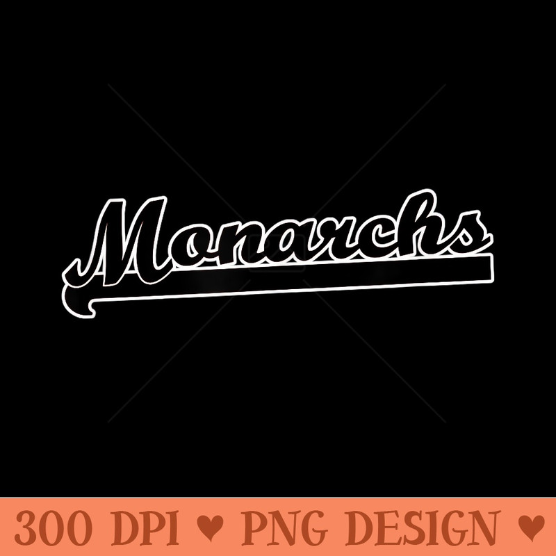 Go MONARCHS Soccer Softball Baseball Basketball TBall Cheer - High Resolution PNG download - Eco Friendly And Sustainable