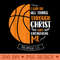 I Can Do All Things Through Christ Basketball Player Ball - Transparent PNG Clipart - Unique And Exclusive Designs