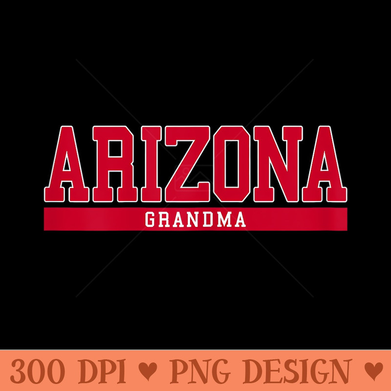 Womens Arizona State Grandma Sports - PNG clipart download - Transform Your Sublimation Creations