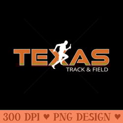 track field the lone star state of texas relay runner - clipart png