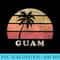 Guam Vintage 70s Retro Throwback Design - PNG Design Files - Bring Your Designs to Life
