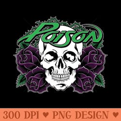 poison purple rose - modern png designs