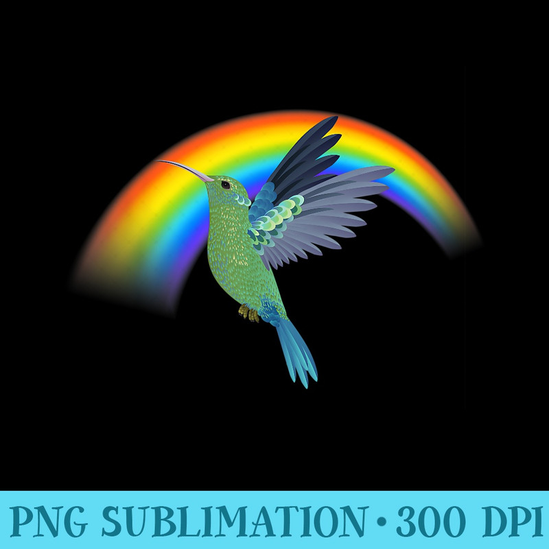 Hummingbird Rainbow Earth Nature LGBT - Transparent PNG Download - Unleash Your Creativity