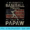 My Favorite Baseball Player Calls Me Papaw Fathers Day - Fashionable Shirt Design - Stunning Sublimation Graphics