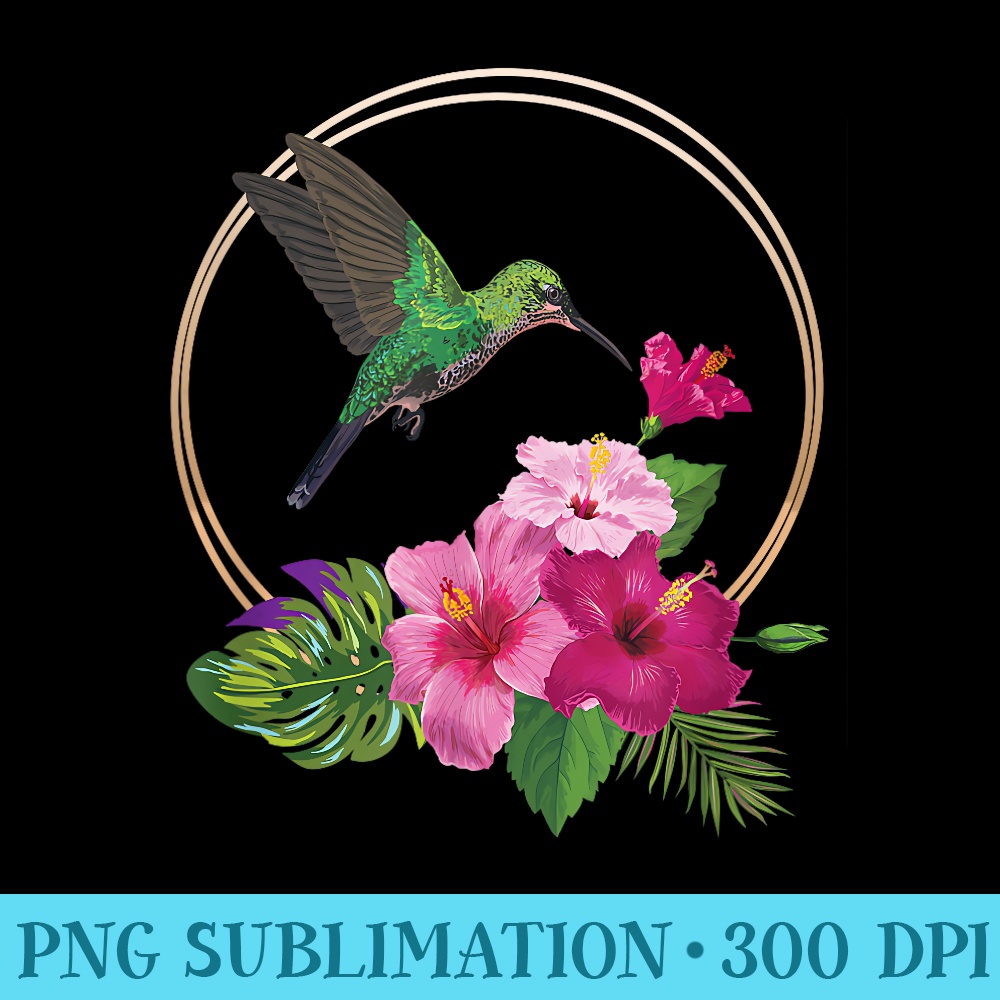Beautiful Hummingbird Birdwatching Birds Lover - Shirt Design PNG - Bold & Eye-catching