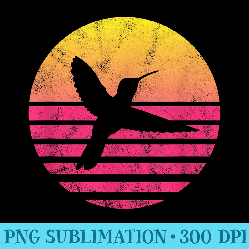 Classic Hummingbird - PNG Graphics Download - Spice Up Your Sublimation Projects