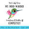 Cute Hummingbird, Not Only Does My Mind Wander, Sarcasm - High Resolution PNG Download - Perfect for Sublimation Art