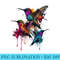 Hummingbird Colorful Hummingbird Spring Garden Bird Summer - Sublimation images PNG download - Add a Festive Touch to Every Day