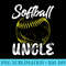 Softball Uncle For Men Family Matching Players Fathers Day - PNG Clipart Download - Eco Friendly And Sustainable Digital Products