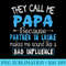 They Call Me Papa Partner In Crime Dad Fathers Day Family - Shirt Artwork PNG - Lifetime Access To Purchased Files