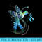Hummingbird Light Blue Ribbon Prostate Cancer Awareness - PNG Download Collection - Add a Festive Touch to Every Day