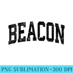beacon new york ny vintage athletic sports black design - png download