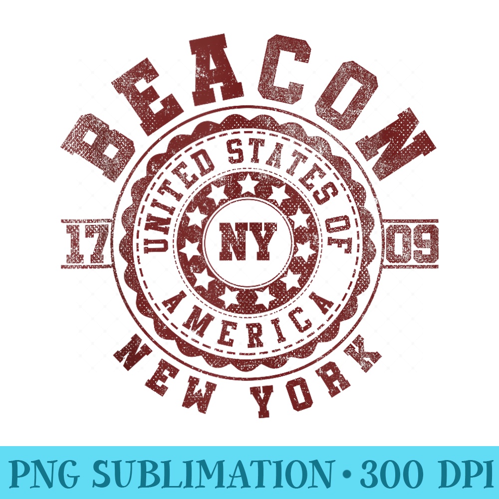 Beacon NY  New York  Vintage City Apparels - PNG Download Clipart - Limited Edition And Exclusive Designs
