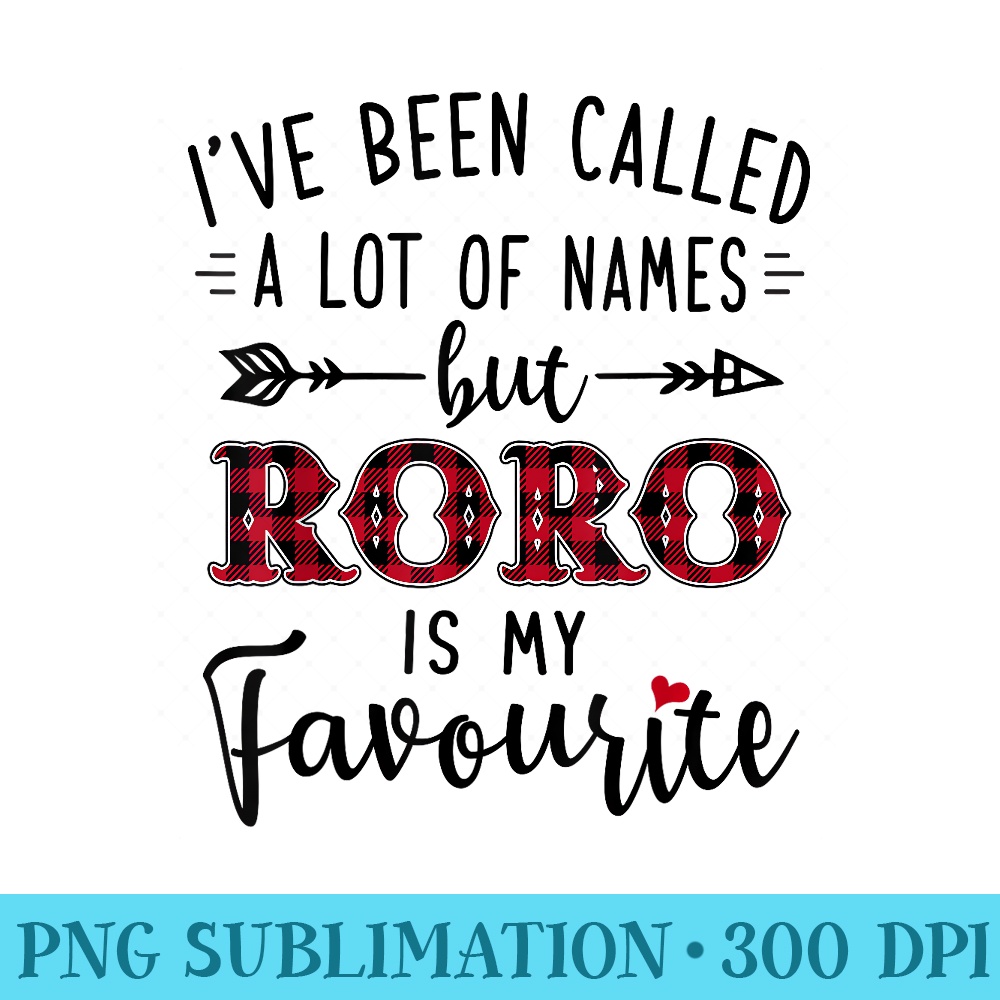RORO Womens RORO is my favourite - PNG Download - Transform Your Sublimation Creations