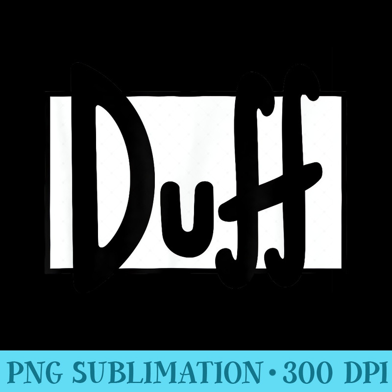The Simpsons Duff Beer Large - PNG Download Clipart - High Resolution And Print-Ready Designs