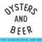 Oysters and Beer - PNG Download Website - Versatile And Customizable Designs