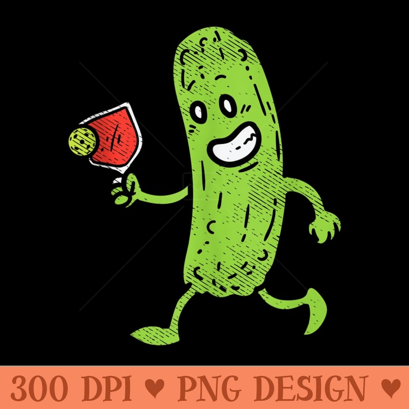 Pickle Drinking Pickleball Cocktail Funny - PNG download - Create with Confidence