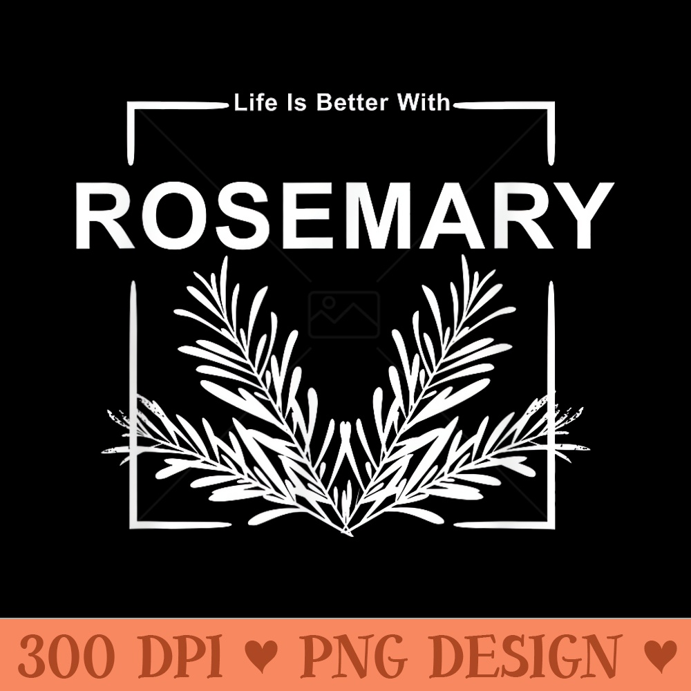 Rosemary Lavender Herb Herbology Herbalist - Printable PNG Graphics - Versatile And Customizable Designs