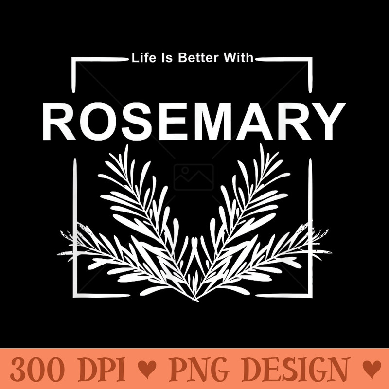 Rosemary Lavender Herb Herbology Herbalist - Printable PNG Graphics - Versatile And Customizable Designs