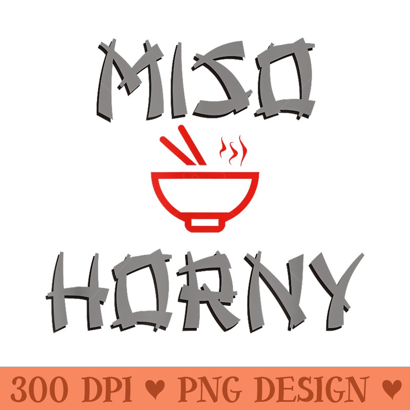 Miso Horny - Vector PNG download - Unique And Exclusive Designs