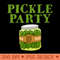 Pickle Party Sarcastic Novelty Funny Foodie T - Ready To Print PNG Designs - Premium Quality PNG Artwork