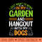 Dog Lover Plant Gardener Garden Gardening Dog Owner - Modern PNG designs - Unlock Vibrant Sublimation Designs