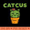 Cat Cactus Cute Succulent Plant Kitten Women Girls - PNG graphics - Trendsetting And Modern Collections