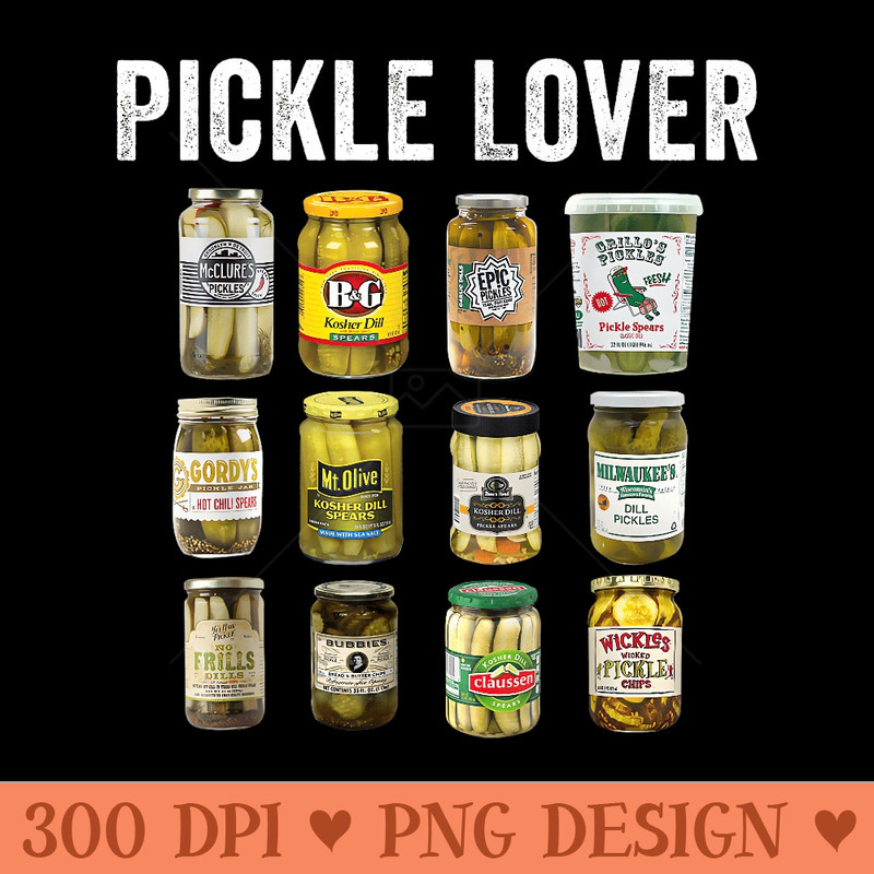 Vintage Canned Pickles, Funny Pickle Lovers Homemade Pickles - High Quality PNG Clipart - Enhance Your Apparel