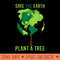 Save The Earth, Plant A Tree T Environment, World - PNG Clipart for Graphic Design - Instant Access To Downloadable Files