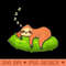 Lazy Sloth Pickle Lover Cute - PNG Art Files - Premium Quality PNG Artwork