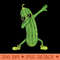 Dabbing Pickle Dancing Cucumber lover Funny - Design PNG template - Lifetime Access To Purchased Files