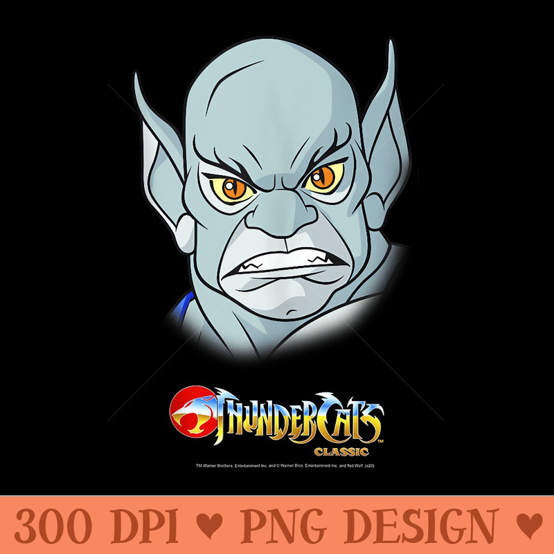 ThunderCats Panthro Big Face - PNG Graphics - Lifetime Access To Purchased Files