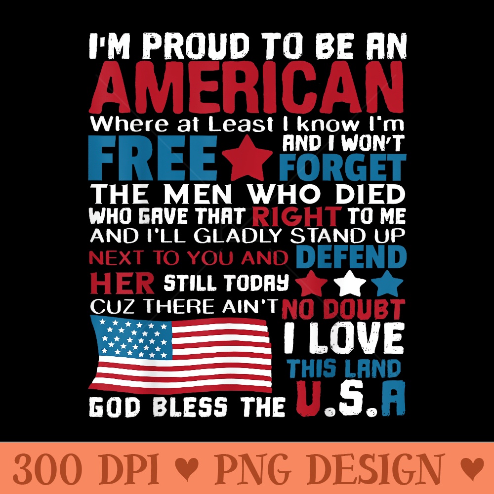American Proud to be Patriotic featuring USA Flag Merican - Vector PNG Clipart - Quick And Seamless Download Process
