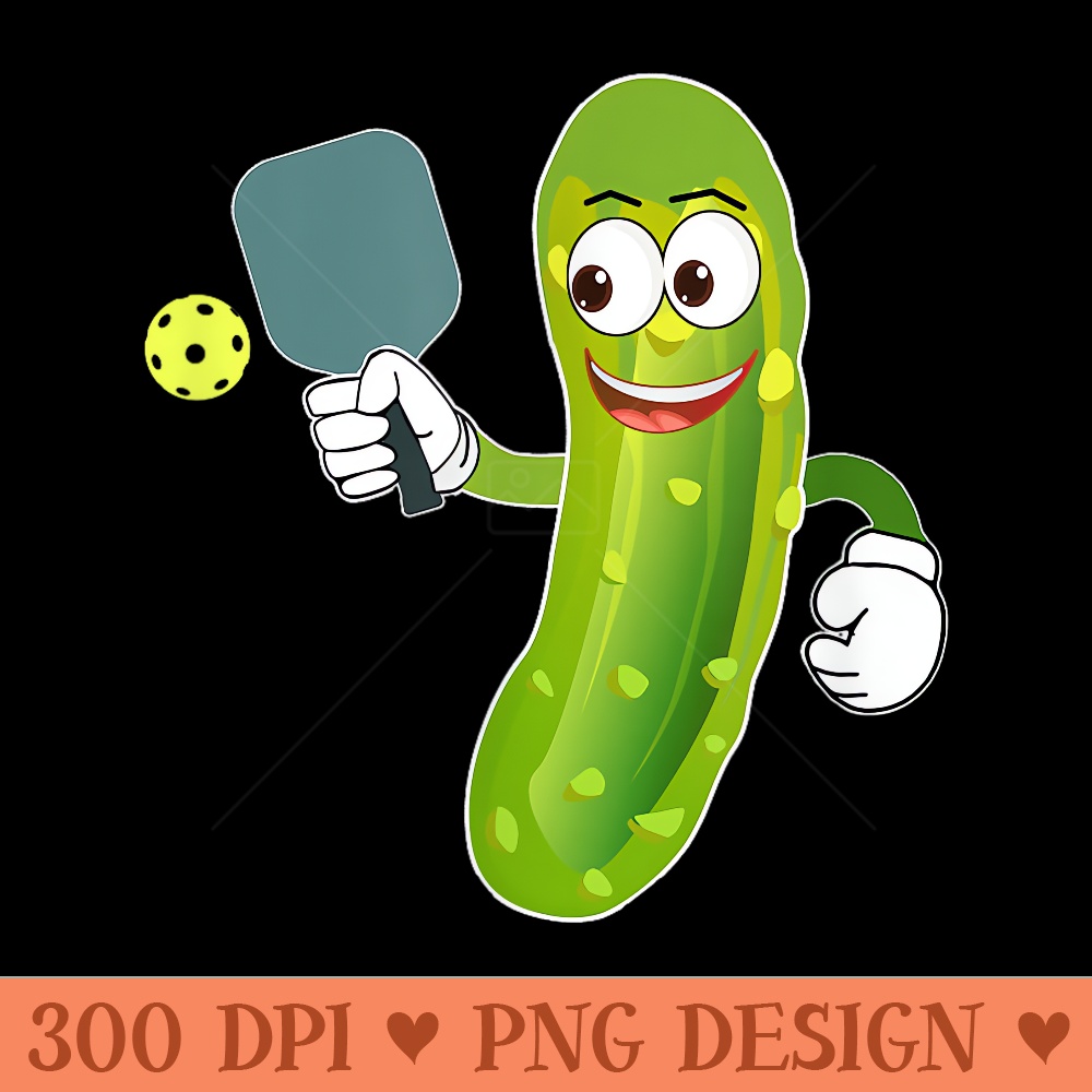 Pickleball Player Outfit Pickle Ball Lover Joke - PNG graphics - Instant Access To Downloadable Files