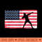 Shot Putter American Flag USA Throw Track And Field Shot Put - High Resolution PNG Designs - Limited Edition And Exclusive Designs