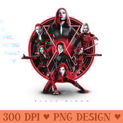 marvel avengers black widow multiplied - printable png images