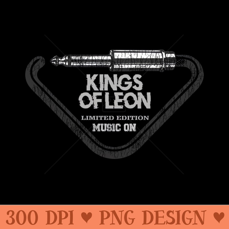 Kings Of Leon Exclusive Art - PNG download with transparent background - Unlock Vibrant Sublimation Designs