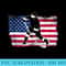 Hockey Player American Flag - PNG Download Gallery - Instantly Transform Your Sublimation Projects