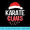 Karate Santa Claus Christmas Matching - PNG Download Gallery - Bold & Eye-catching