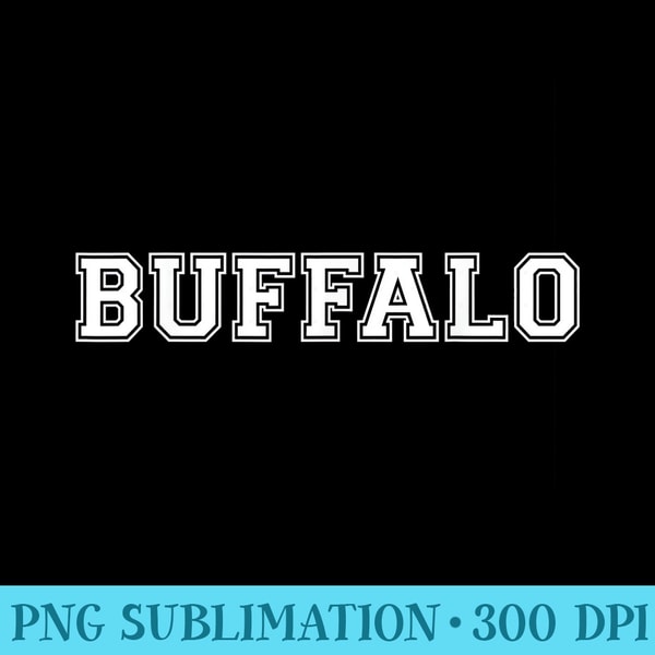 College University style Buffalo New York Sport - PNG Image Download - Capture Imagination with Every Detail