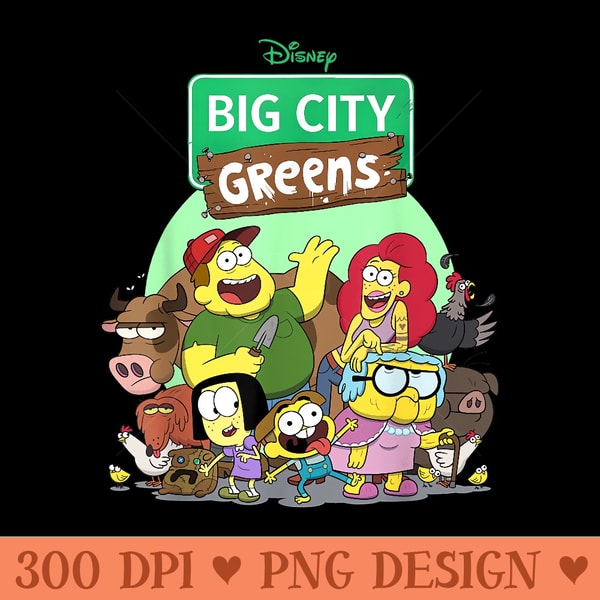 Disney Random Rings Disney Big City Greens Family Group - Free PNG download | Inspire Uplift