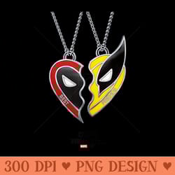 marvel deadpool wolverine come together friendship poster - design png template