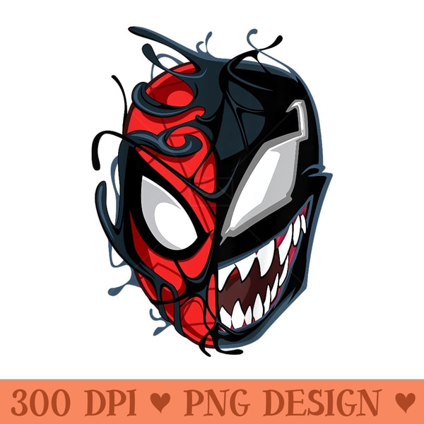 Marvel SpiderMan Classic Venom Peter Parker Split Mask - Tra | Inspire ...