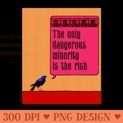 bird against capitalism - high quality png files