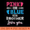 Team Girl or Team , pink or blue, your Part Gender Reveal - PNG Prints - Versatile And Customizable Designs