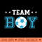 Mens Baby Gender Reveal Party Soccer Theme, Team , - Digital PNG Downloads - Transform Your Sublimation Creations