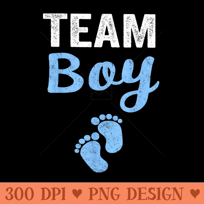 Team Gender Reveal Baby Shower - Vector PNG Clipart - Eco Friendly And Sustainable